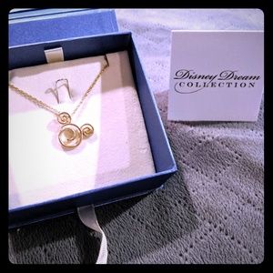 Disney Swirled Mickey Mouse Pendant